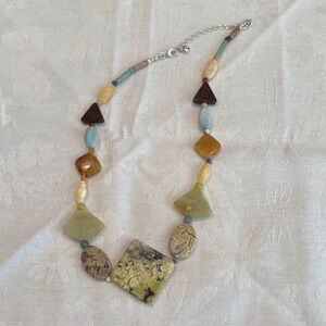 Jay King Multicolor Natural Stone and Bead Necklace